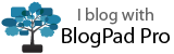 I blog with Blog Pad Pro